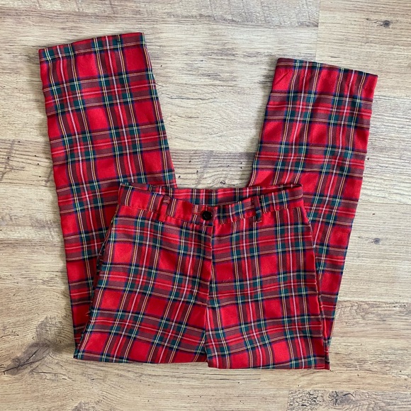 Vintage Plaid Pants - Picture 1 of 4